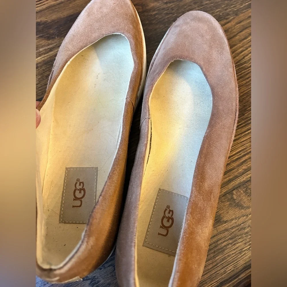 Like New UGGS Kammi Suede Slip-On Comfort Sneakers Flat - Picture 8 of 9